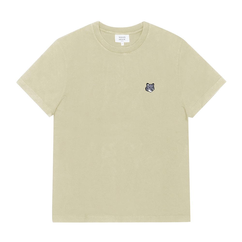 メゾンキツネ メンズ 半袖Tシャツ グレー フォックスヘッドパッチ PM00108KJ7025