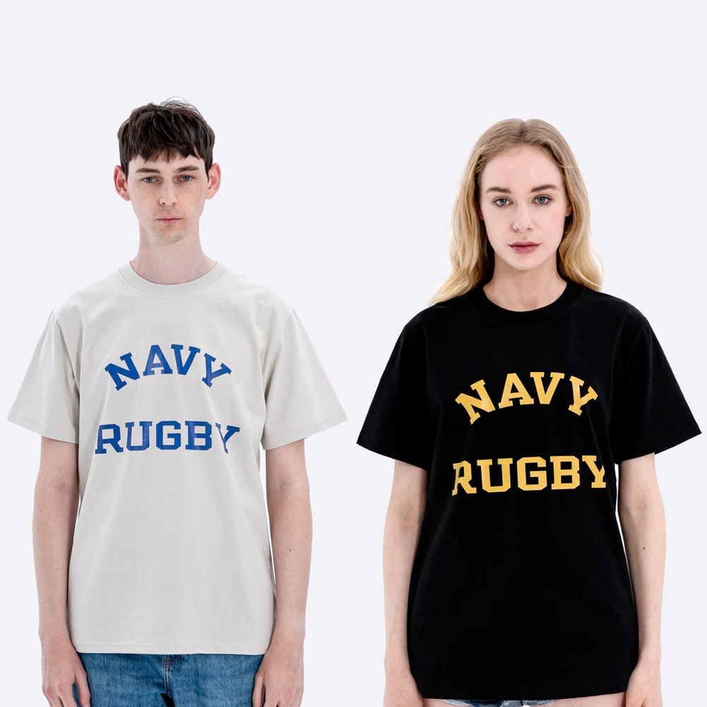2022新入荷 NTV-NAVY SLEEVE SHORT RUGBY Tシャツ 2022新入荷 NTV-NAVY SLEEVE SHORT RUGBY Tシャツ