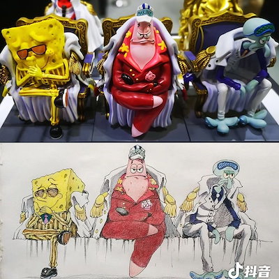 【祝開店！大放出セール開催中】 Qoo10] ワンピースkmg三大将青キジスポンジボブ : ホビー・コスプレ 特撮