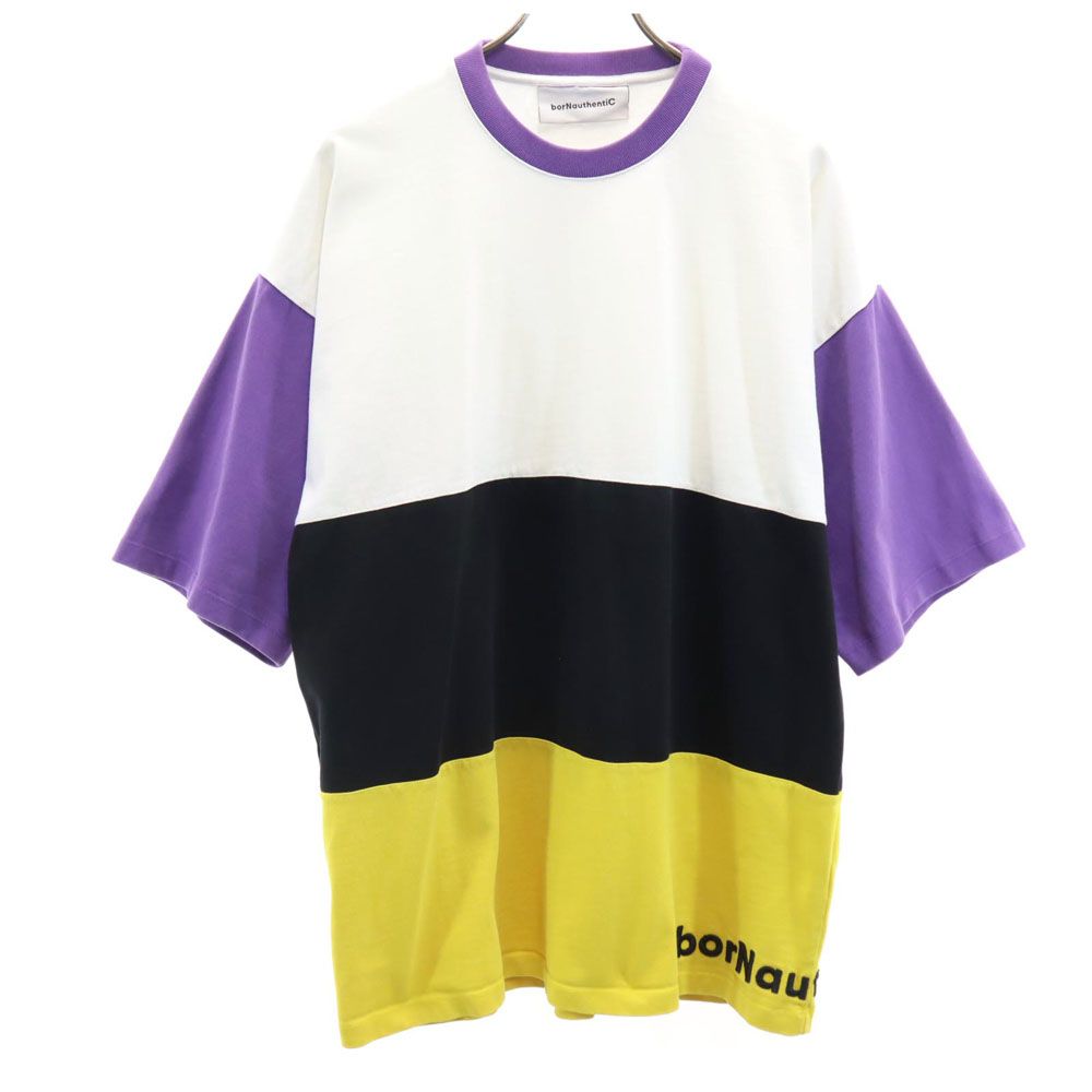 ボーンオーセンティック 半袖 Tシャツ M ホワイト系 borNauthentiC メンズ