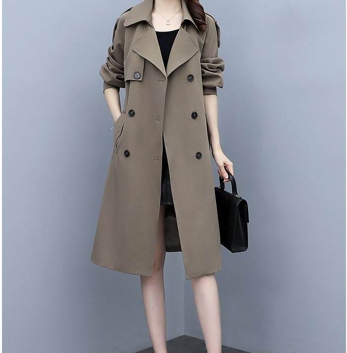 トレンチコート ロング丈 袖あり 長袖 襟付き 大人可愛い きれいめ シンプル カジュアル 大人 上品 お洒落 かっこいい 大人女子 こなれ感 ラフ メンズライク マニッシュ クール エレガント フォ