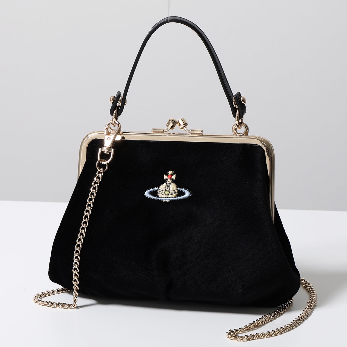 Vivienne Westwood ヴィヴィアンウエストウッド ハンドバッグ GRANNY FRAME PURSE グラニー 4B01000BW W00ZL レディース ショルダーバッグ チェーン