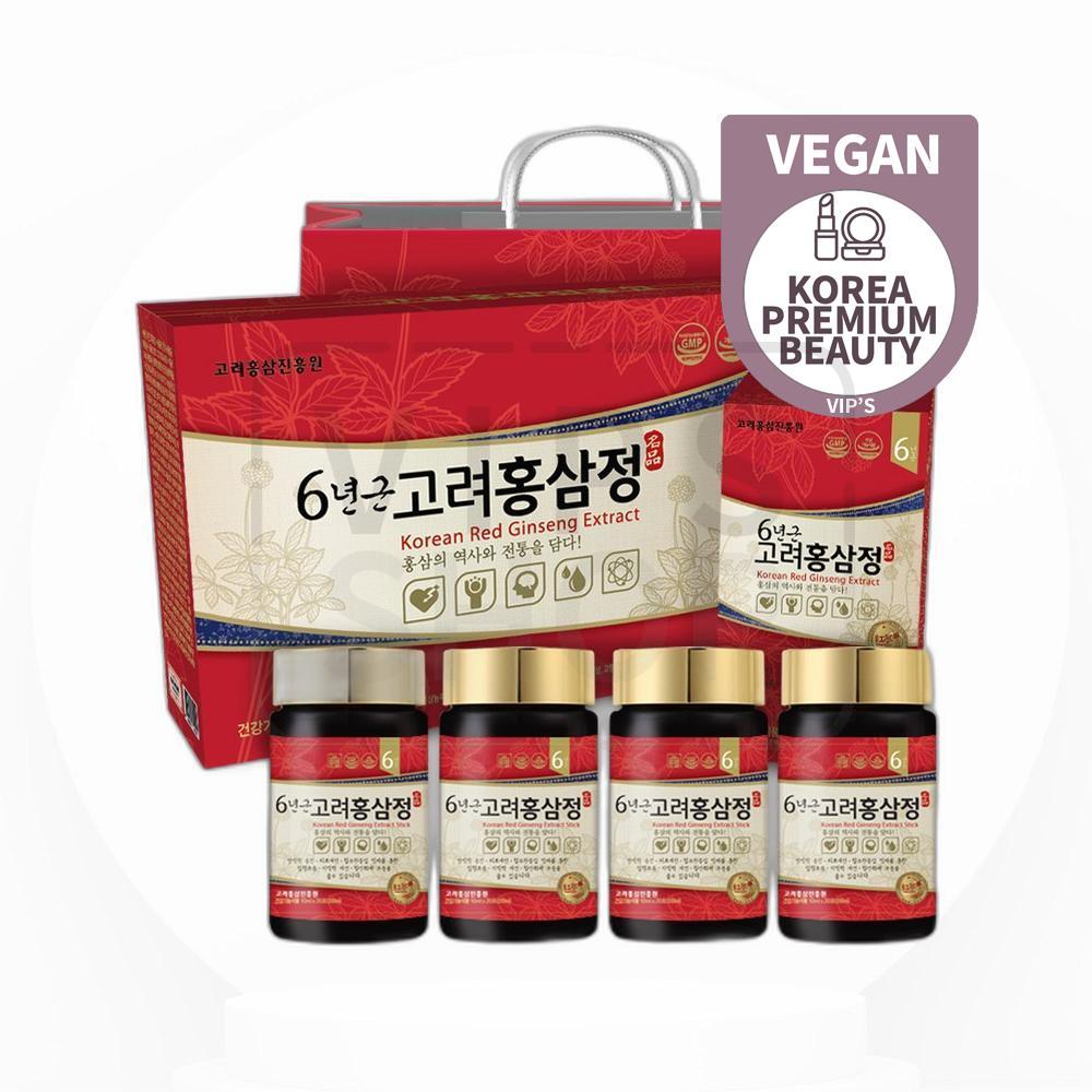高麗紅参振興院6年根紅参錠+ショッピングバッグ 240g 4個 12,298円