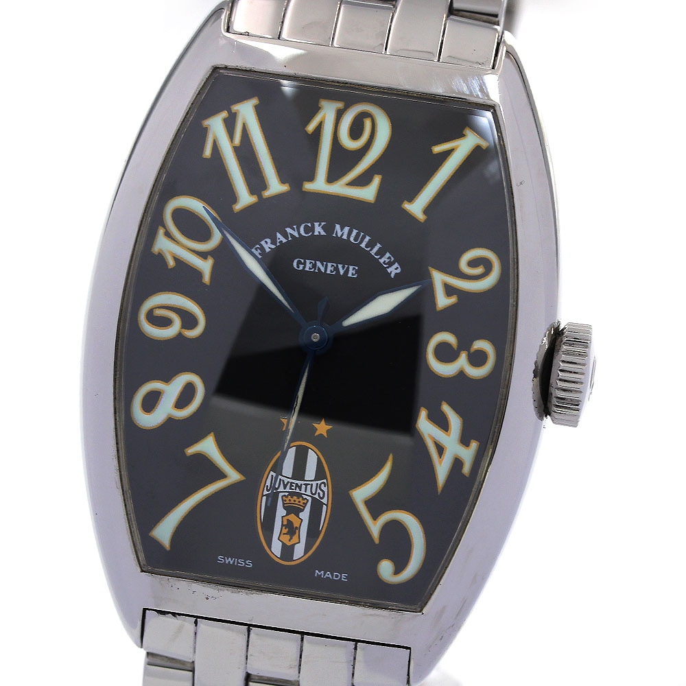 フランクミュラー FRANCK MULLER 5850 トノー カーベックス ユベントス 300本限定 自動巻き メンズ _844111【中古】