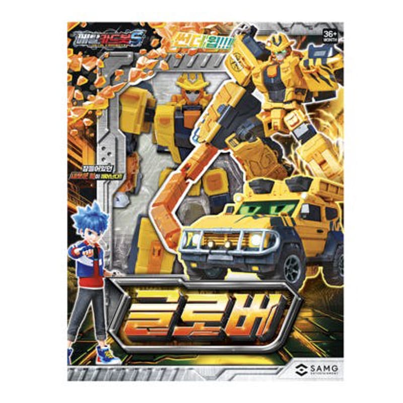 メタルカードボットS グローバー ロボット変形 ビークルモード グローバーウェポンカード変形 4歳以上 子供用おもちゃ 韓国アニメ 正規ライセンス