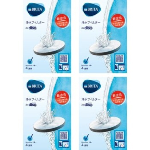 【倉庫直送】　ブリタ マイクロディスク カートリッジ 3個入り x 4パックセット