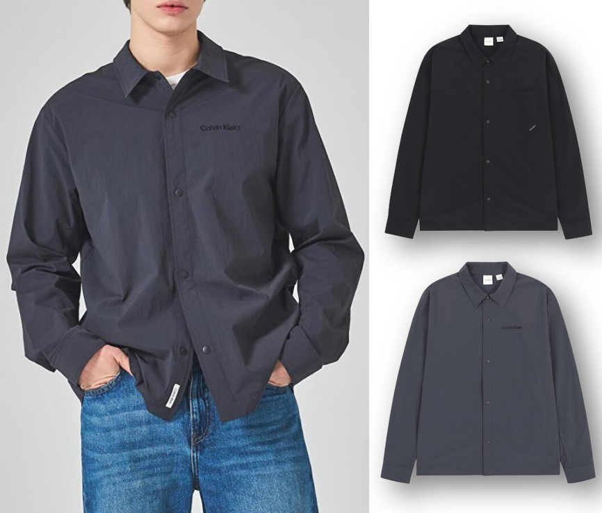 Mens Woven Shirt Jacket