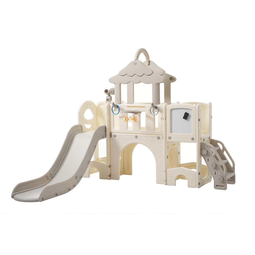 ベビー向けおもちゃその他すべりだい 大型遊具 バスケットゴール キャッスル スライダー 遊具 すべり台 室内 2025