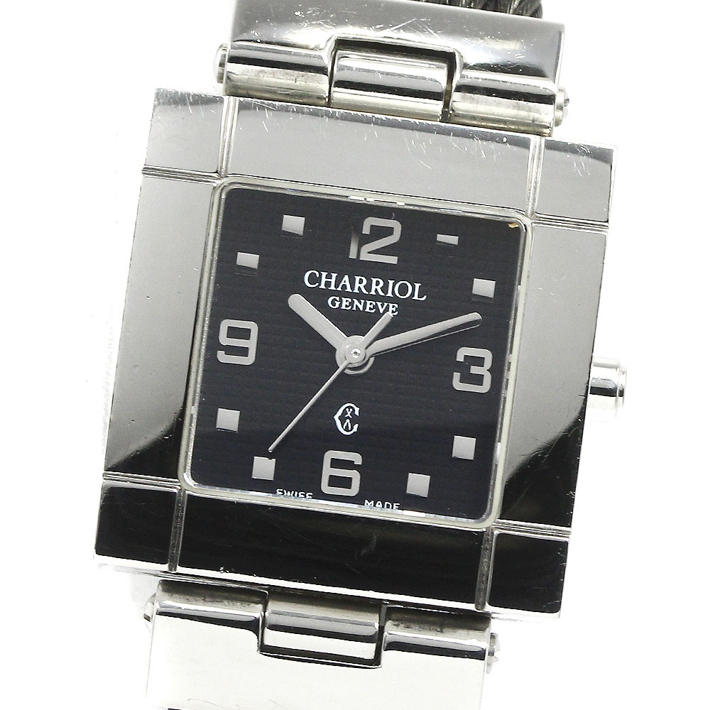 シャリオール CHARRIOL Ref.CELM ケルティック スクエア クォーツ レディース _760648【中古】 21,000円