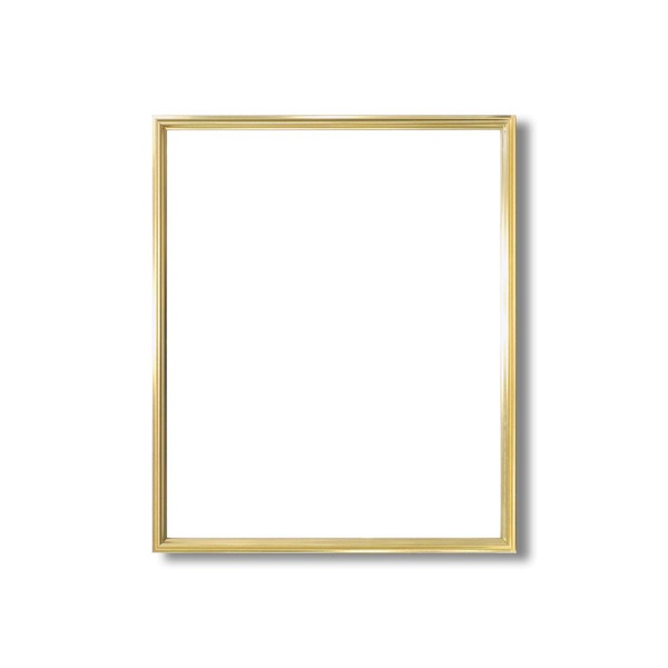 デッサン額縁 額 フレーム ( 大衣サイズ 509×394mm ) ゴールド 壁掛けひも付き 化粧箱入り 5002