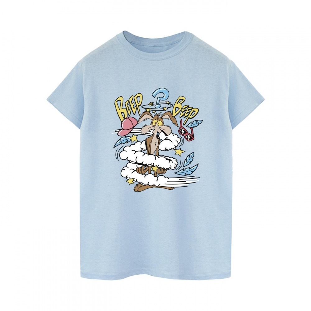 (英国より直送) ルーニーテューンズレディース/レディースコヨーテデイズコットンボーイフレンド Tシャツ