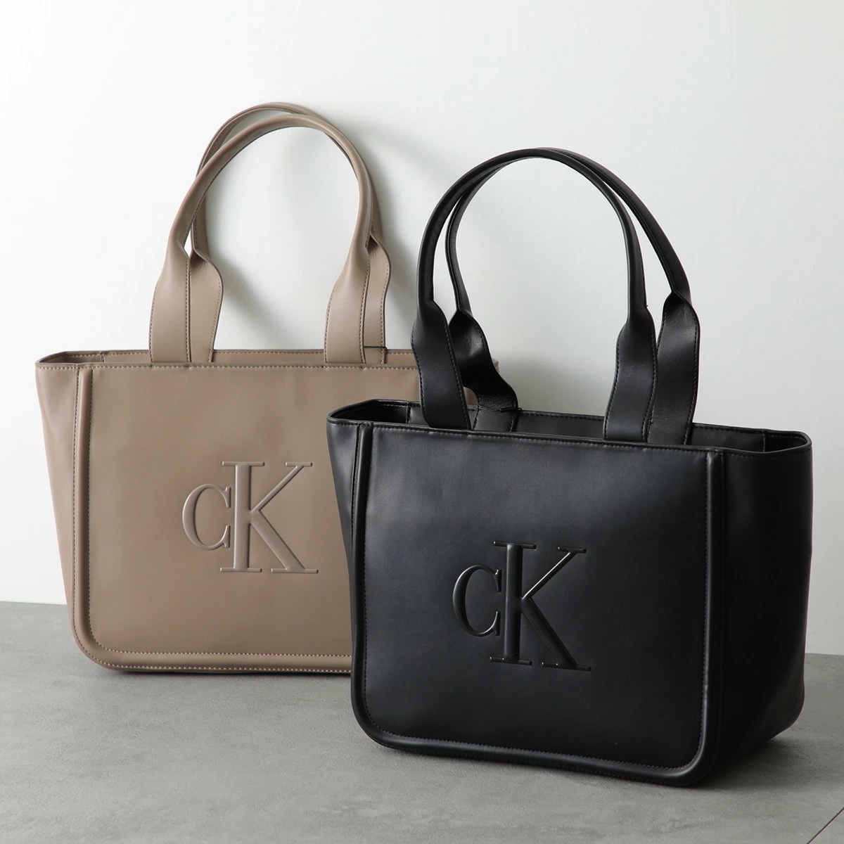 Calvin Klein カルバンクライン トートバッグ BOLD CK MEDIUM TOTE ボールド ミディアム LV04F3218G レディース 鞄 カラー2色