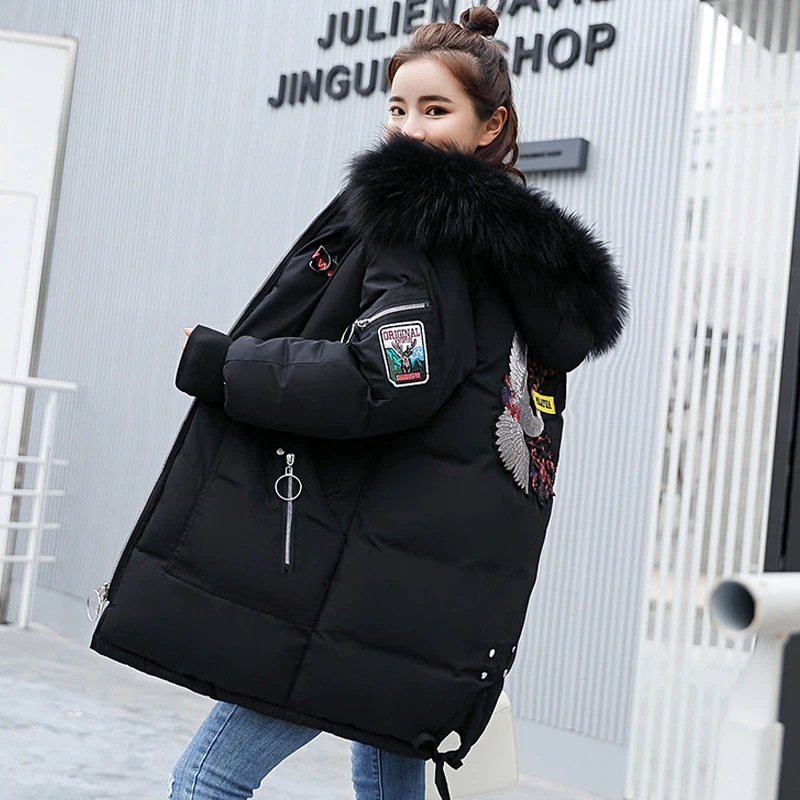 人気沸騰新柄追加 ダウンコート レディース フード付き ダウンジャケット アウター エレガント ファスナー ロングコート 秋 冬 ファー カジュアル 防寒 冬服 通勤 4,829円