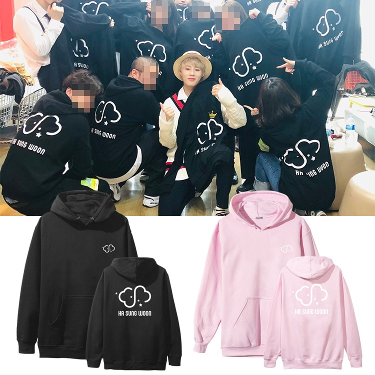 Wanna One ハソンウン コンサート服 スウェットシャツ プリントパーカー