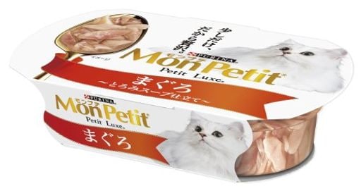 モンプチ プチリュクスカップ 成猫用 まぐろ とろみスープ仕立て 57G×48個入り (ケース販売) [キャットフード]
