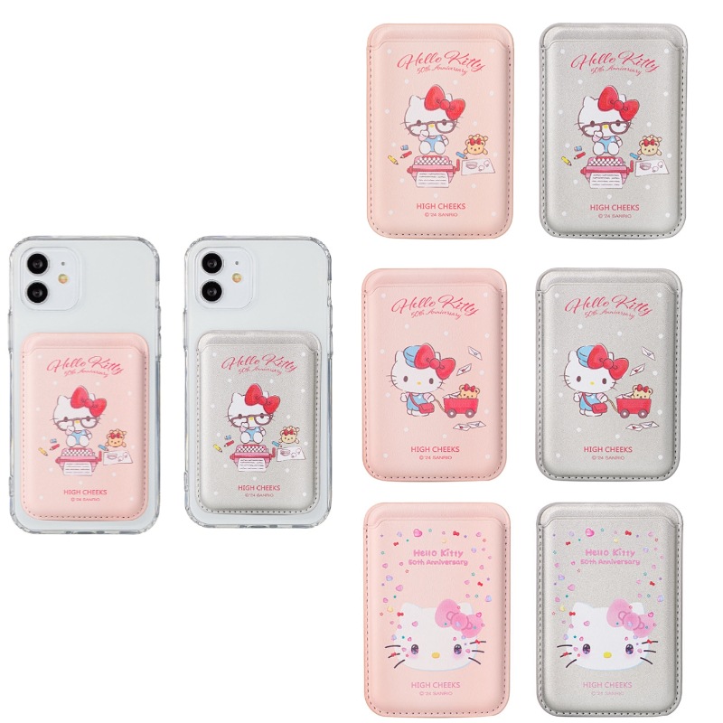 HIGH CHEEKS xHello kitty Magsafe カードケース