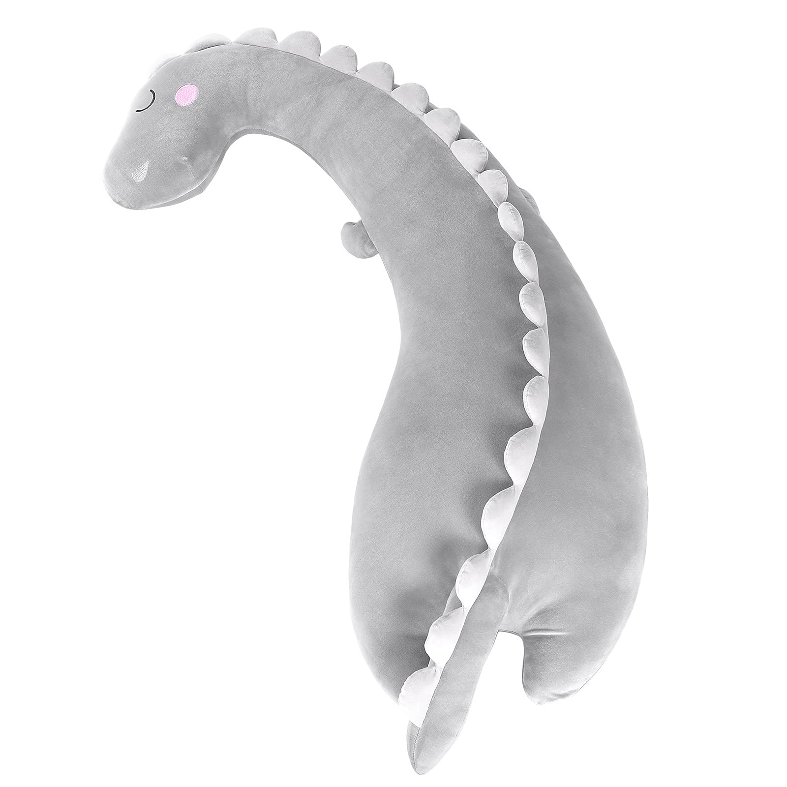 Baibu Home 抱き枕 クッション だきまくら 横向き寝 かわいい 恐竜 ロング クッション 120cm カバー洗える 妊婦 7字 抱きまくら 動物 気持ちいい