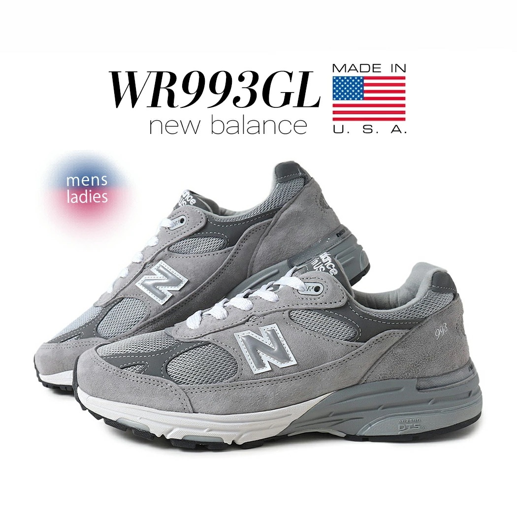 NEW BALANCE ニューバランス ウィメンズ 933 スニーカー WR993GL GRAY ( 灰色 グレー B 992 990 アメリカ 米国製 レディース )
