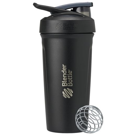 ブレンダーボトル ミキサー シェイカー ボトル STRADA STAINLESS STEEL 24OZ(710ML) 【正規輸入品】 ナイトシェード BBSTSC24 NS