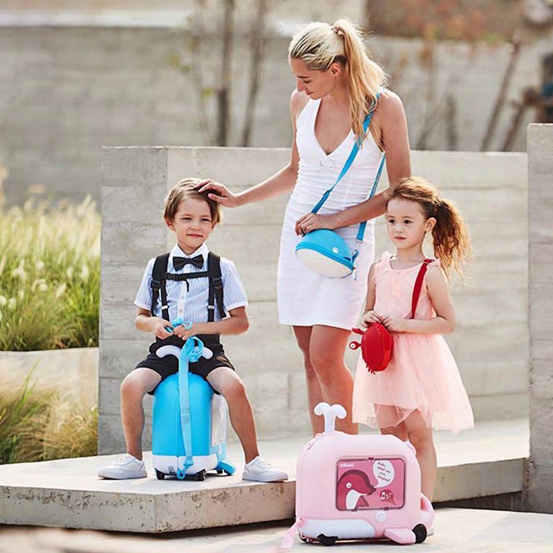 キッズ ライト スリーインワン スクーター カートゥーン マウント スーツケース 17インチ 大容量 スーツケース スーツケース スーツケース ブックケース