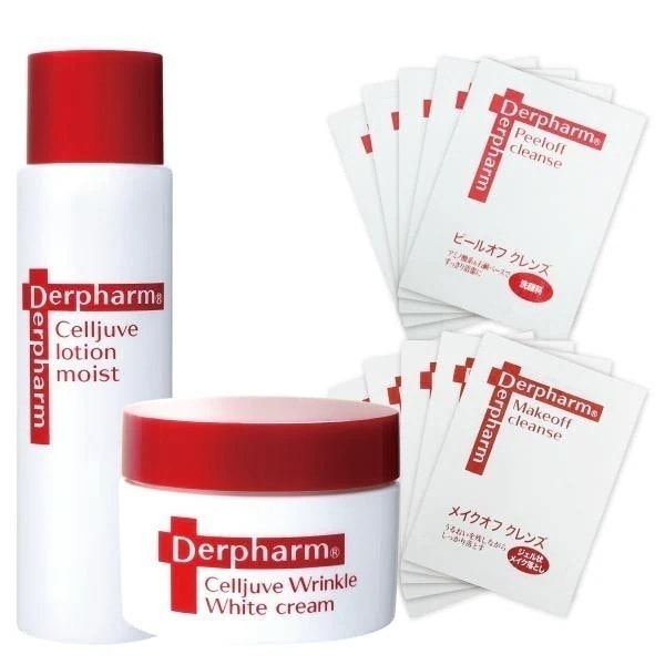 セレジューヴローション本品 + セレジューヴクリーム本品 + お試し（メイクオフ＆ピールオフ各5包）