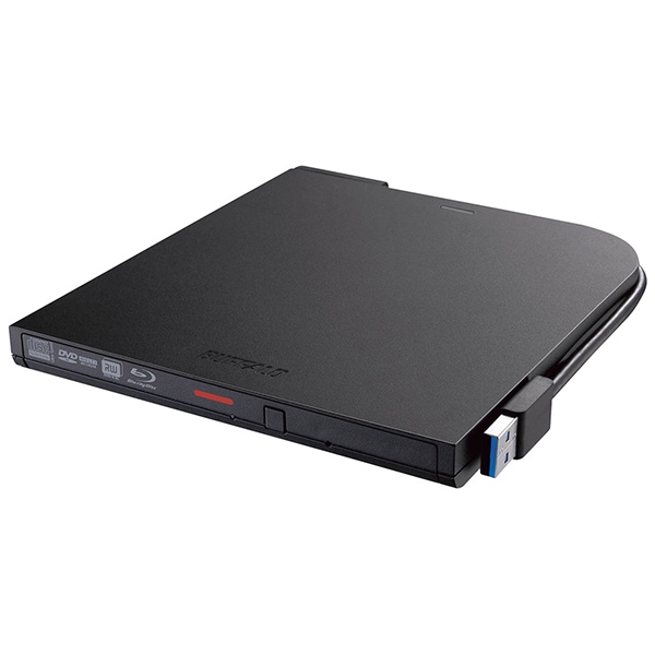 BRXL-PTV6U3-BKB USB3.2(Gen1)対応 ポータブルBDドライブ 書込ソフト添付 ブラック