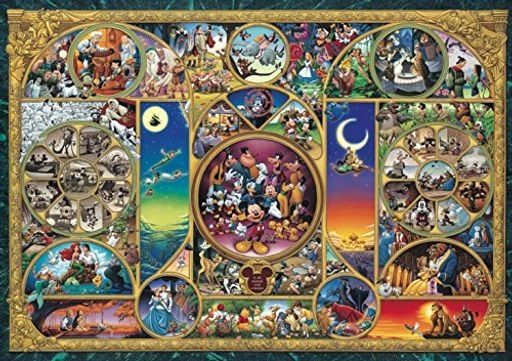 1000ピース ジグソーパズル ディズニーキャラクターワールド 世界最小1000ピース(29.7X42CM)