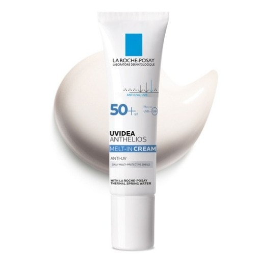 ユビデア アンテリオス トーンアップロージー日焼け止め SPF50+ PA++++ 30ml + コットンパッド 30枚セット 自然なトーンアップ効果