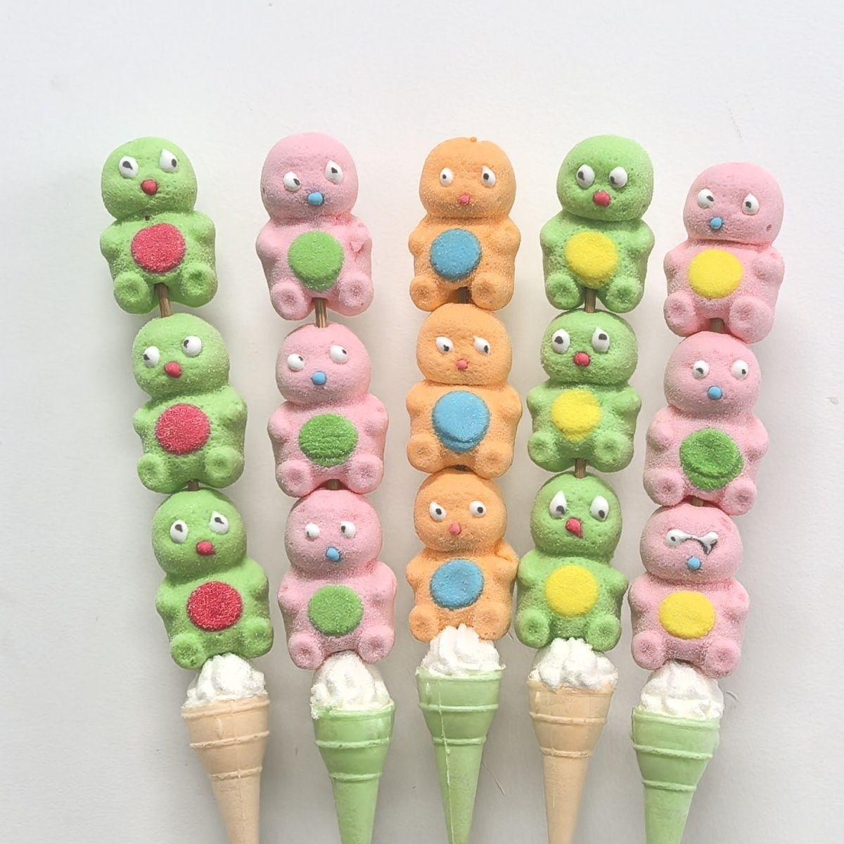 漫画の綿糸ひょうたんソフトキャンディロリポップ学校のおやつ お菓子 大人 子供 誕生日プレゼント