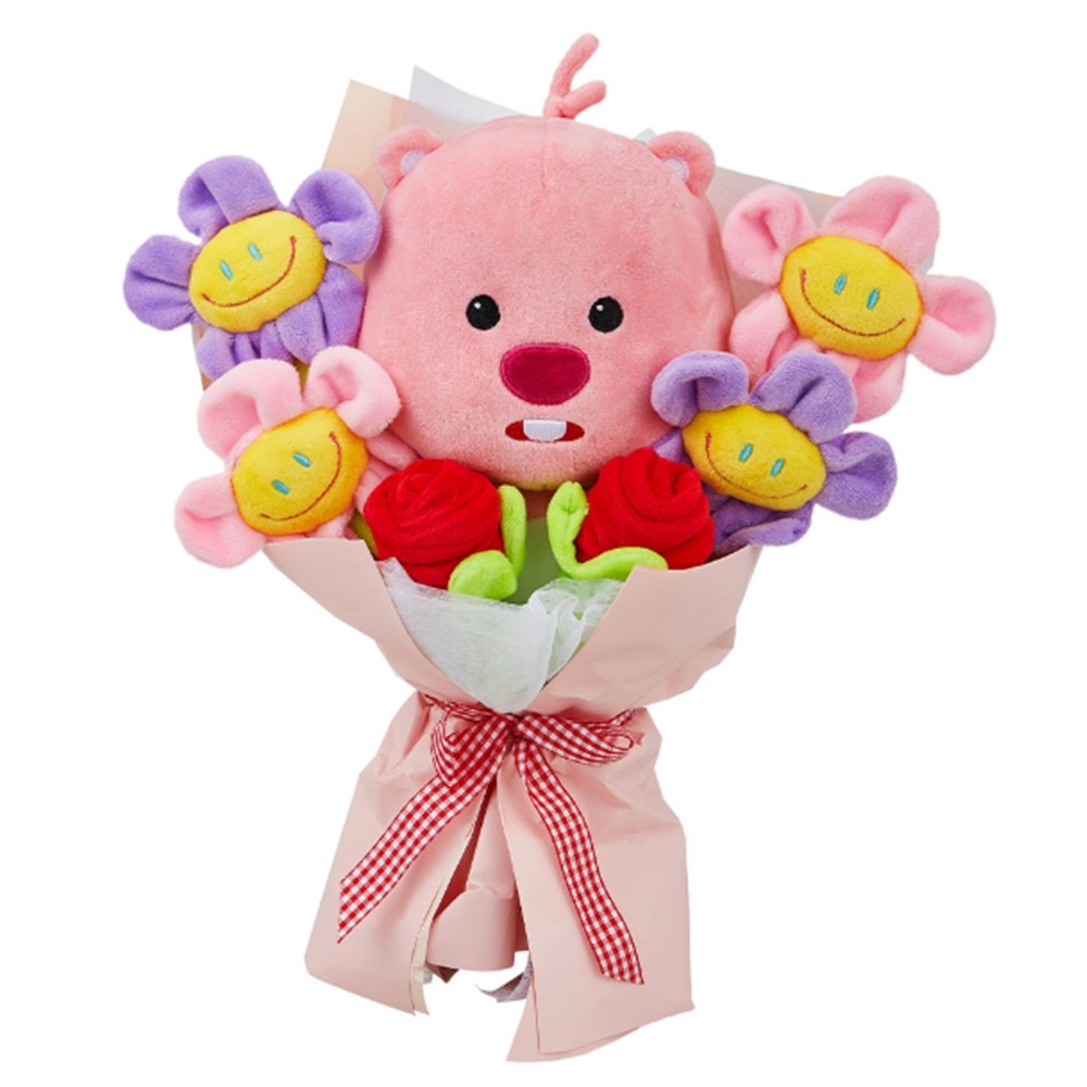 残망ルピー花束ぬいぐるみ