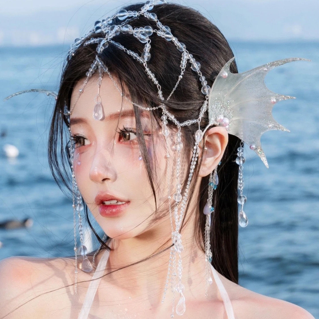 マーメイド プリンセス アンティーク エキゾチック エルフ タッセル フロント デコレーション スーパー フェアリー レトロ ボヘミア ユンナン バンナ 写真撮影30%制限 5,242円