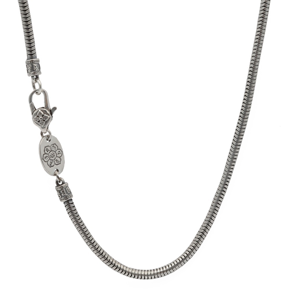 925六字真言スネークネックレス60cm [ns165-60cm]