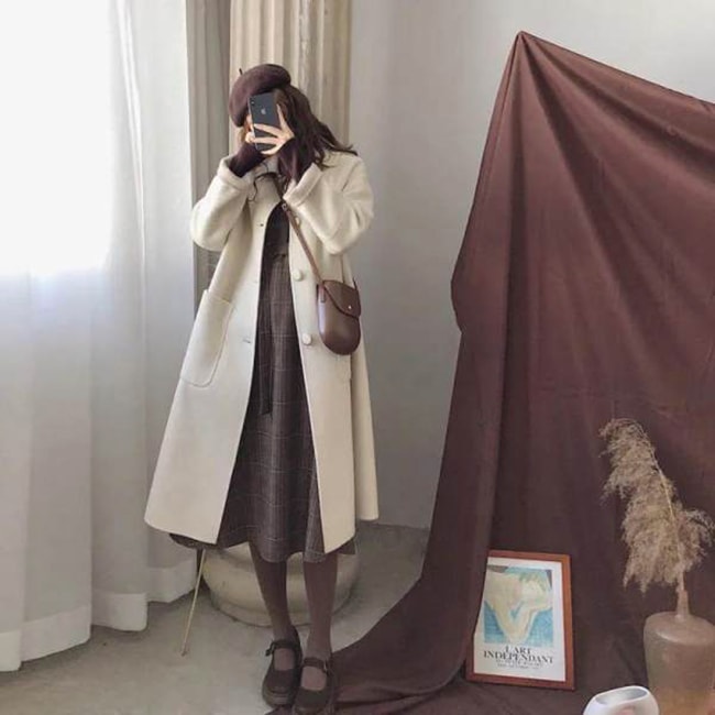 秋冬 レディース アウター コート ひざ下 7分丈 長袖 襟付き ストレート ウール 厚手 大人可愛い きれいめ 上品 おしゃれ 大人女子 こなれ感 フェミニン 大人 キュート ガーリー フォーマル