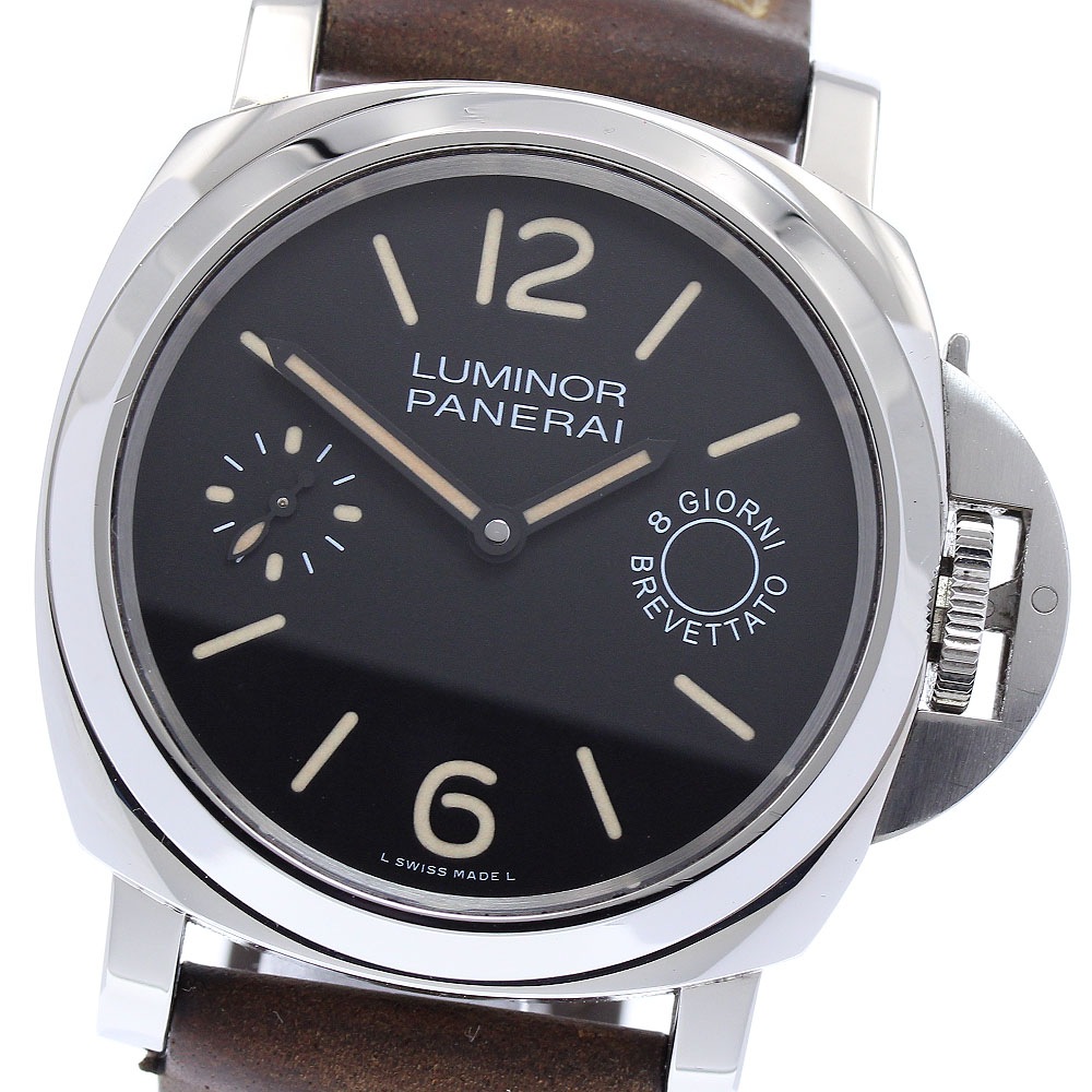 パネライ PANERAI PAM00590 ルミノール マリーナ 8デイズ スモールセコンド 手巻き メンズ 良品 _869120【中古】