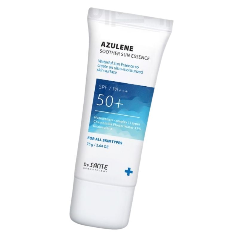 [天然アジュレンの青い恵みで肌を守るプレミアムUV] アジュレン スーザーサンエッセンス 75ml #赤み改善 #肌熱リセット #敏感肌UV