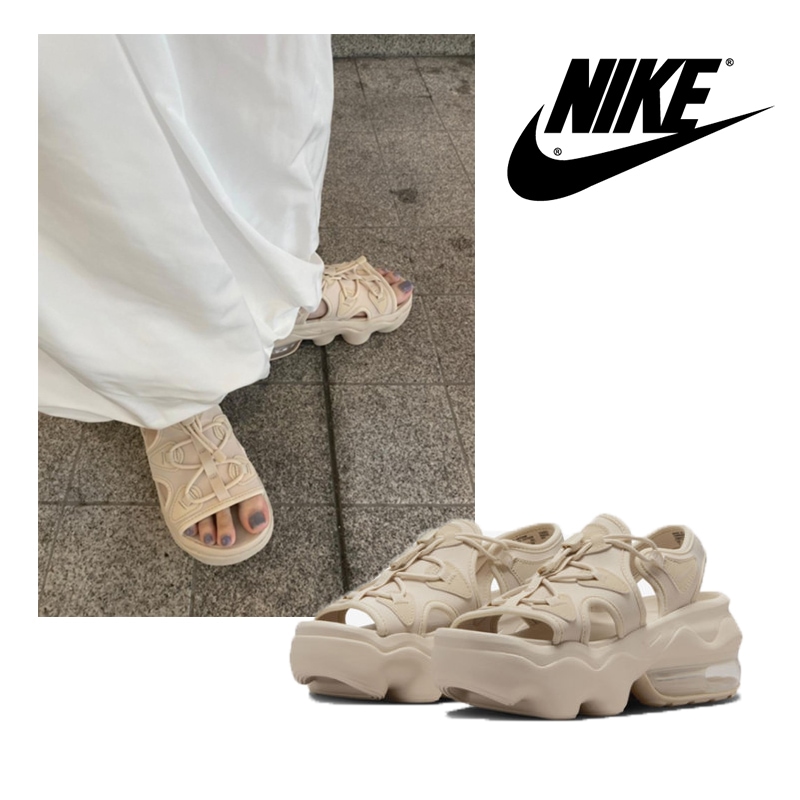 WMN AIR MAX KOKO SANDAL FQ6477-126 ココ 厚底 アイボリー ベージュ レディース ウィメンズ プラットフォーム 履きやすい 人気 ホワイト 韓国 ストラップ