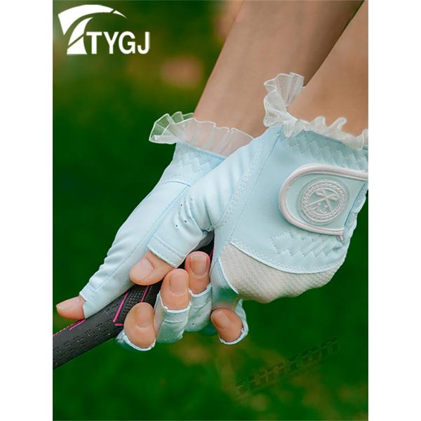ゴルフグローブ レディース 指先カット ネイル ゴルフウェア ゴルフ用品 小物 アクセサリー カジュアル スポーツ プレゼント ギフト