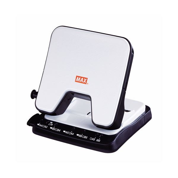 (まとめ) マックス 中空刃 軽あけパンチ スクーバ 35枚穿孔 ホワイト DP-35T/W 1台 (×3セット)