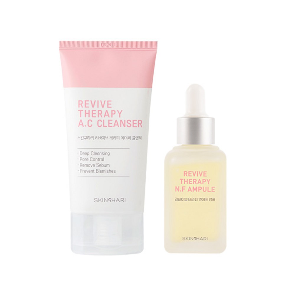 スキンハリリバイブセラピークレンザー+アンプルセット