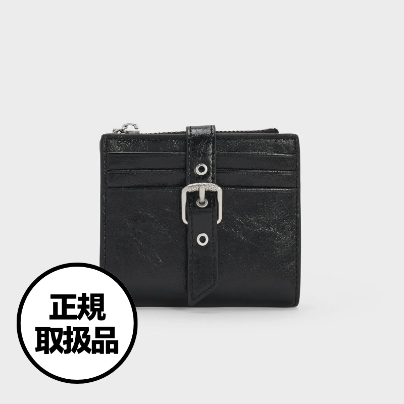 【CHARLES&KEITH】Blaise ブレイス グロメット ベルト トップジップ スモールウォレット Blaise Grommet Belt Top Zip Small Wallet 正規取扱品