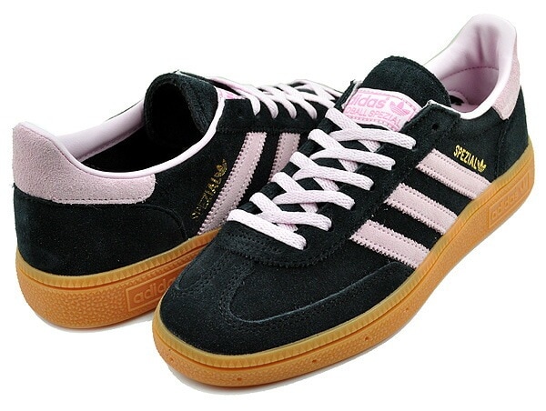 ハンドボール スペツィアル ウィメンズ ie5897 コアブラック クリアピンク ガムソール