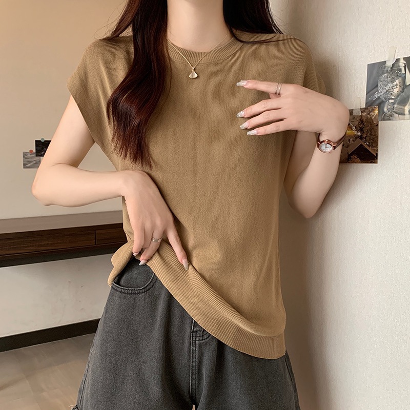 トップス カットソー 袖あり 半袖 ラウンドネック リブ 大人可愛い きれいめ シンプル カジュアル 大人 上品 おしゃれ お洒落 大人女子 こなれ感 ラフ 無地 春 夏 秋 2023 10代 20代 5,151円