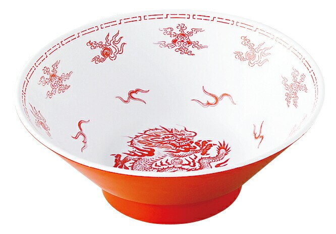 （まとめ買い）瑞祥 中華食器 中華丼 新竜模様 CA-18 [x3]