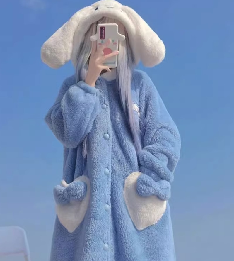 ルームウェア デート モテアイテム ガウン もこもこ ふわふわ フード付き 大人可愛い きれいめ 上品 おしゃれ かっこいい 大人可愛い ラブリー キュート ガーリー クール モード系 セクシー