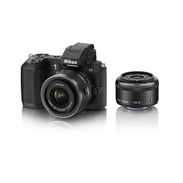 ニコン Nikon V2 ダブルレンズキット ブラック SDカード付き