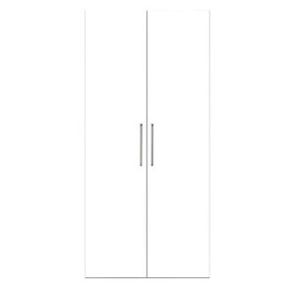 クローゼット 衣類収納 幅80cm ホワイト 船底タイプ 日本製 ワードローブ ベッドルーム 寝室 完成品 玄関渡し (チェスト別売)