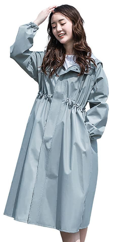 SPRING SEAON レインコート レディース メンズ レインポンチョ 徒歩 フード付き 防水 おしゃれ ロング丈 かわいい 軽量 カッパ 雨具 レインウエア 自転車用 大きいサイズ 多機能 通勤