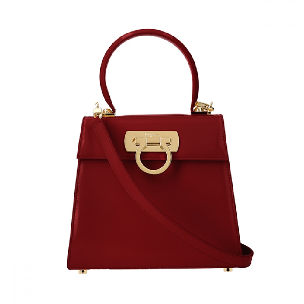 페라가모 21 2193 0749306 (212193 749306) 간치니 스몰 탑 핸들 토트백