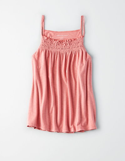 アメリカンイーグルアメリカンイーグル レディース タンクトップ トップス AE Smocked Tank Top アメリカンイーグルアメリカンイーグル レディース タンクトップ トップス AE Smocked Tank Top
