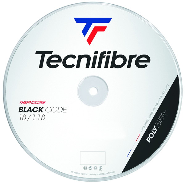 テクニファイバー Tecnifibre BLACK CODE 1.18 200m テニス 硬式ガット 04RBL118XB